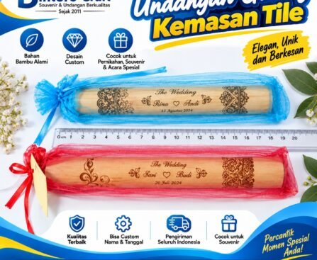 Undangan Gulung Kemasan Tile