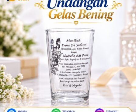undangan gelas