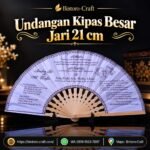 Undangan Kipas Besar Jari 21 cm
