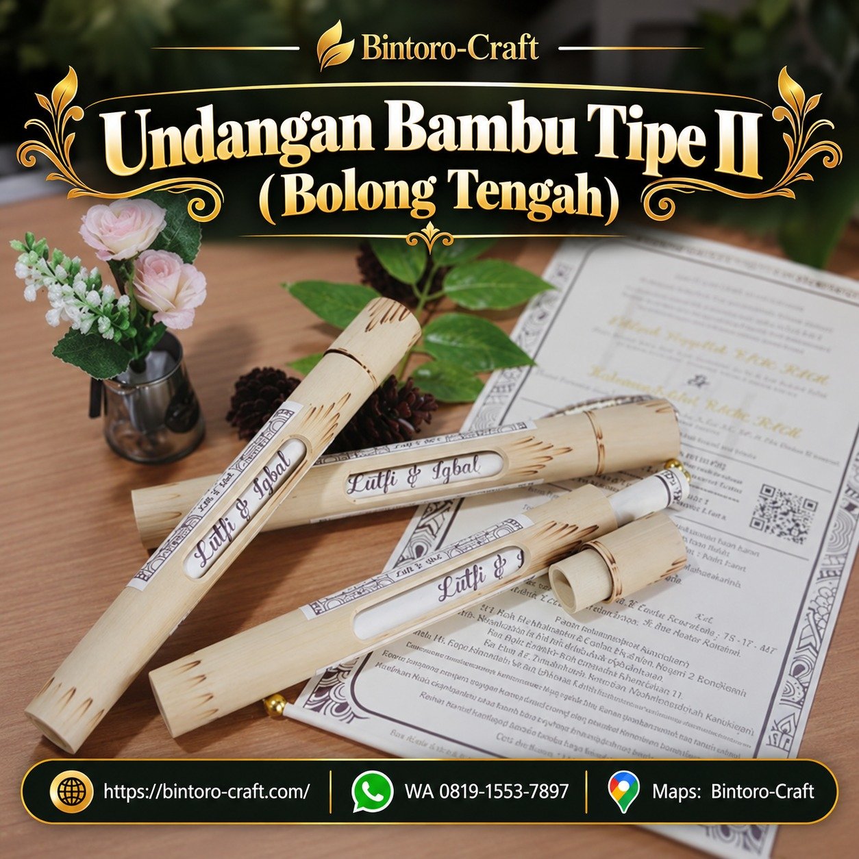 Undangan Bambu tipe II