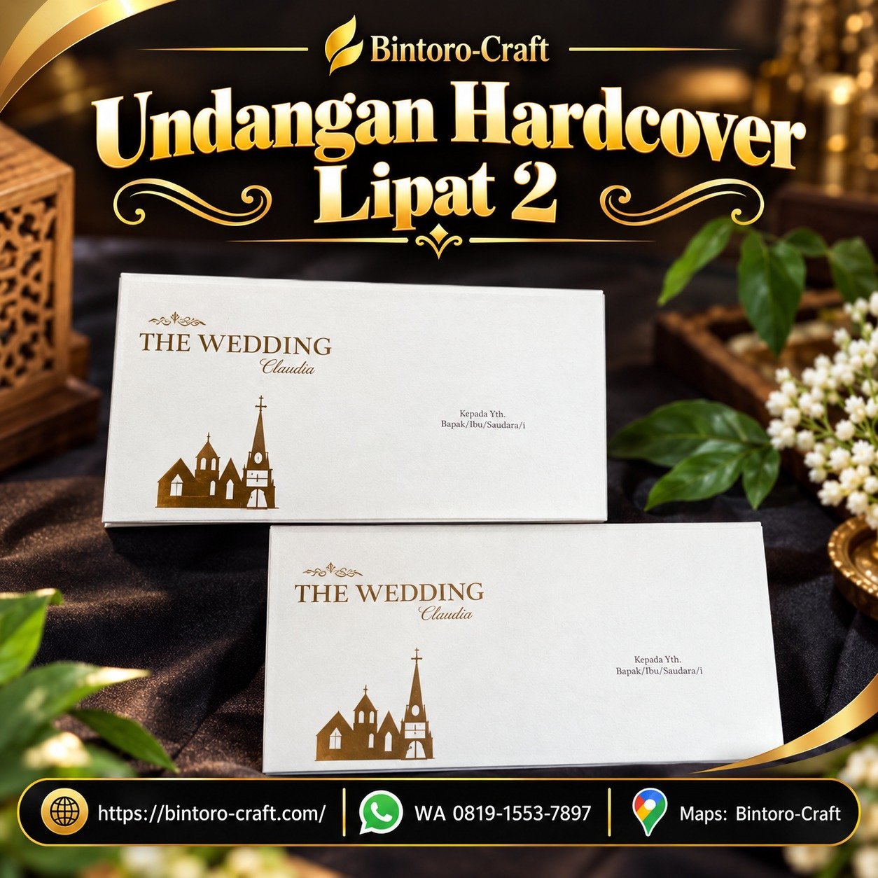 Undangan Hardcover Lipat 2