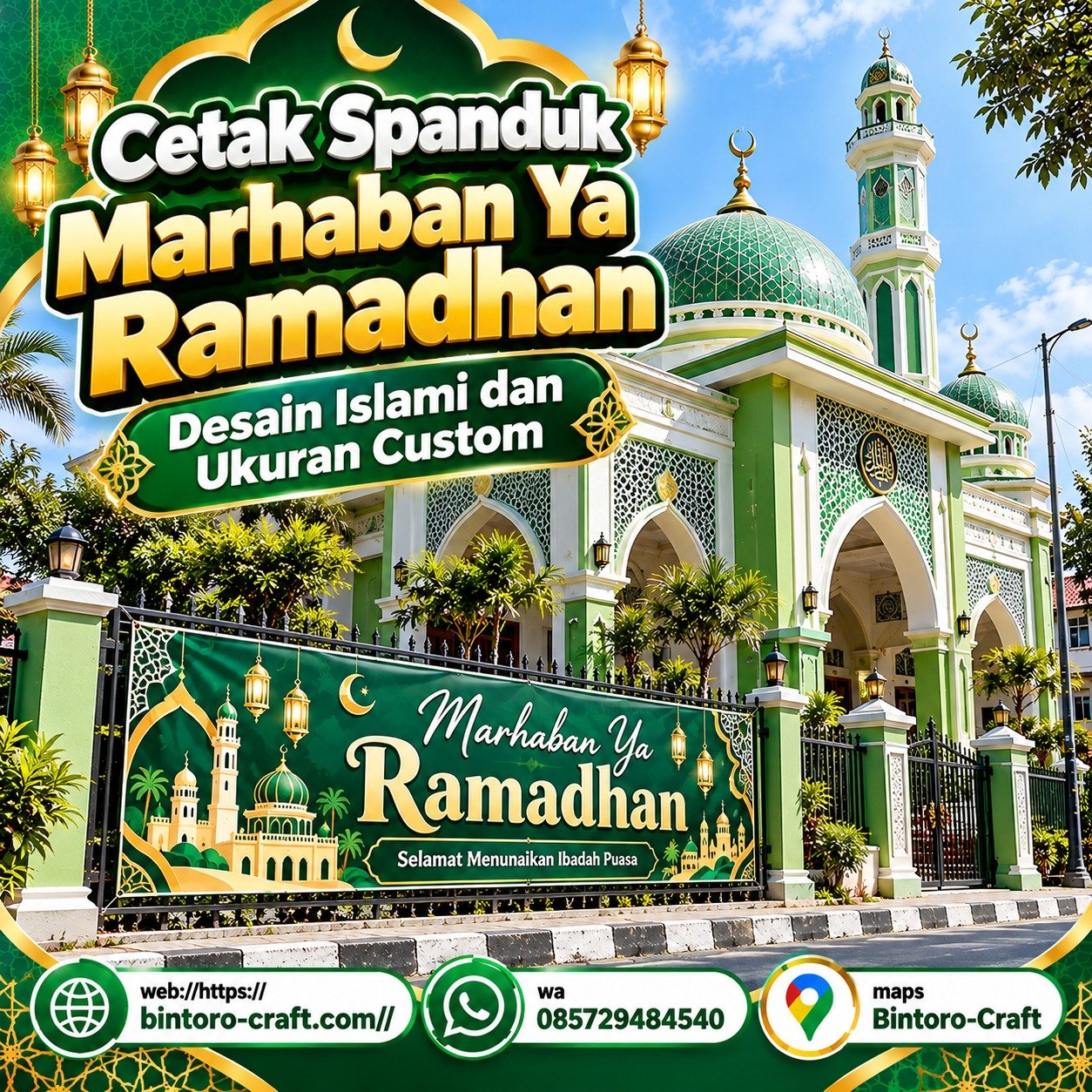 Cetak Spanduk Marhaban Ya Ramadha